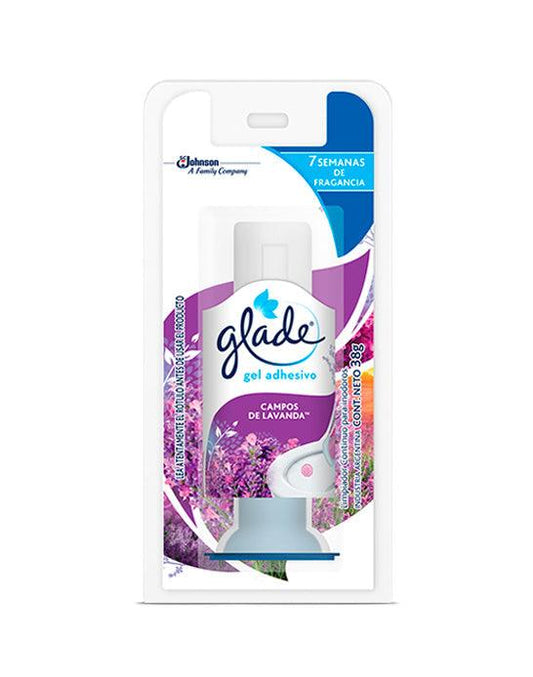 Glade Recarga Limpiador Gel Adhesivo Inodoro Lavanda 36 cc - Puntolimpieza