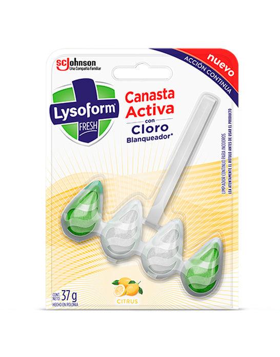 Lysoform Canasta Activa Inodoro Citrus 37 gr - Puntolimpieza