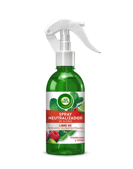 AirWick Spray Neutralizador Frambuesa y Limón 237 cc - Puntolimpieza