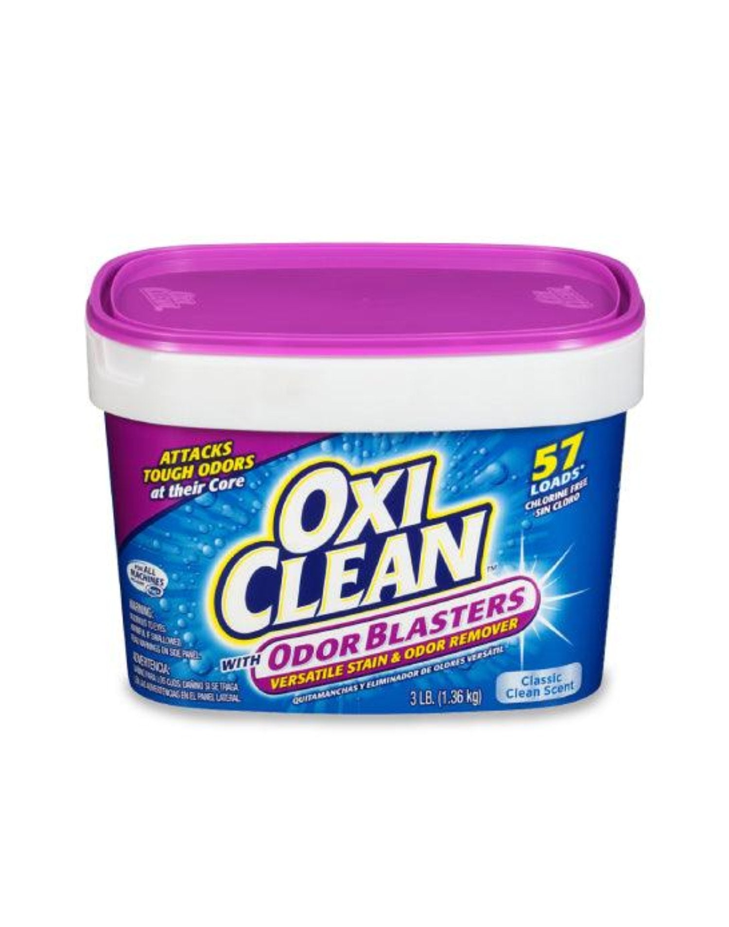 OxiClean Quitamanchas Odor Blaster en polvo 1,36 kg - Puntolimpieza