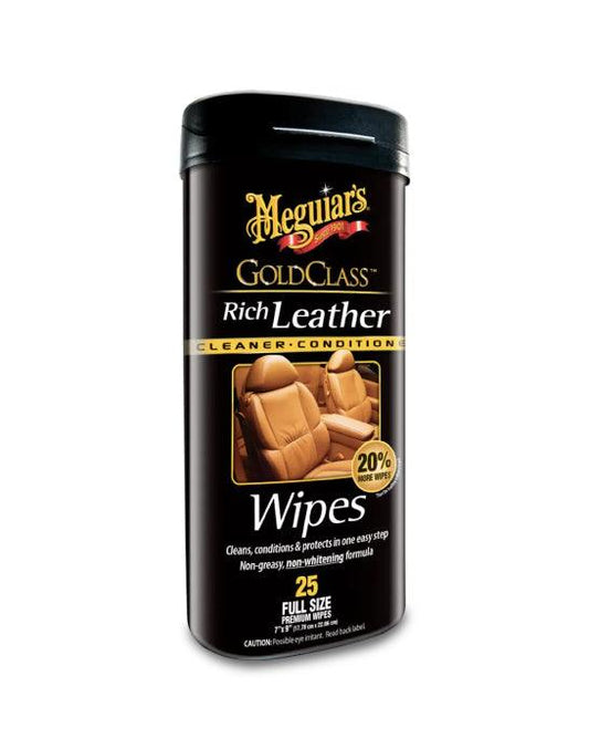 Meguiar's Wipes Cuero Gold Class 25 unid - Puntolimpieza