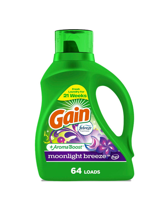 Gain Detergente Líquido Concentrado Moonlight Breeze 2,72 L - Puntolimpieza