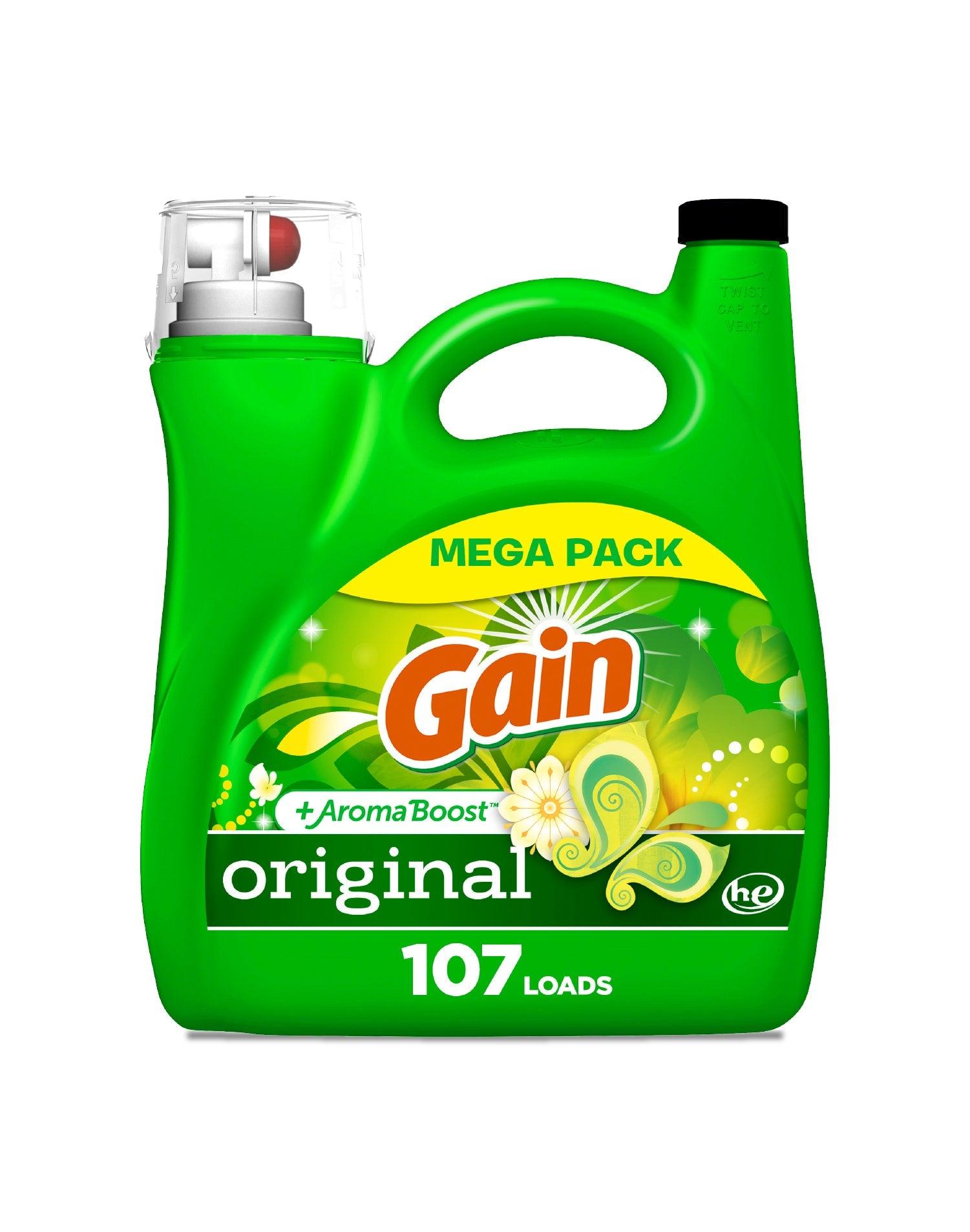 Gain Detergente Líquido Concentrado Original 4,55 L - Puntolimpieza