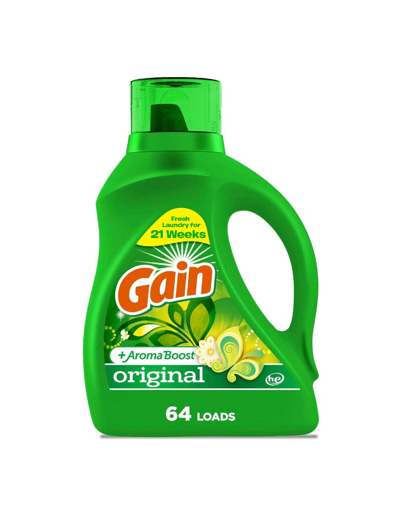 Gain Detergente Líquido Concentrado Original 2,72 L - Puntolimpieza