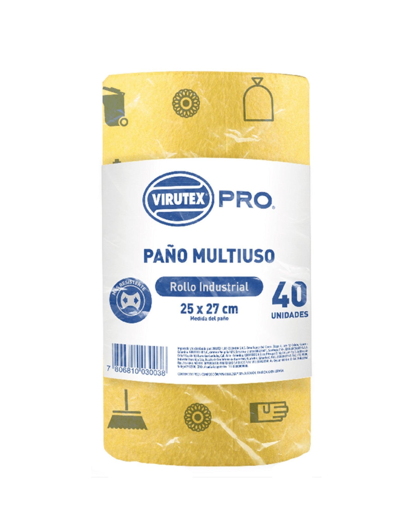 Virutex Paño Multiuso Rollo Prepicado 40 unid - Puntolimpieza