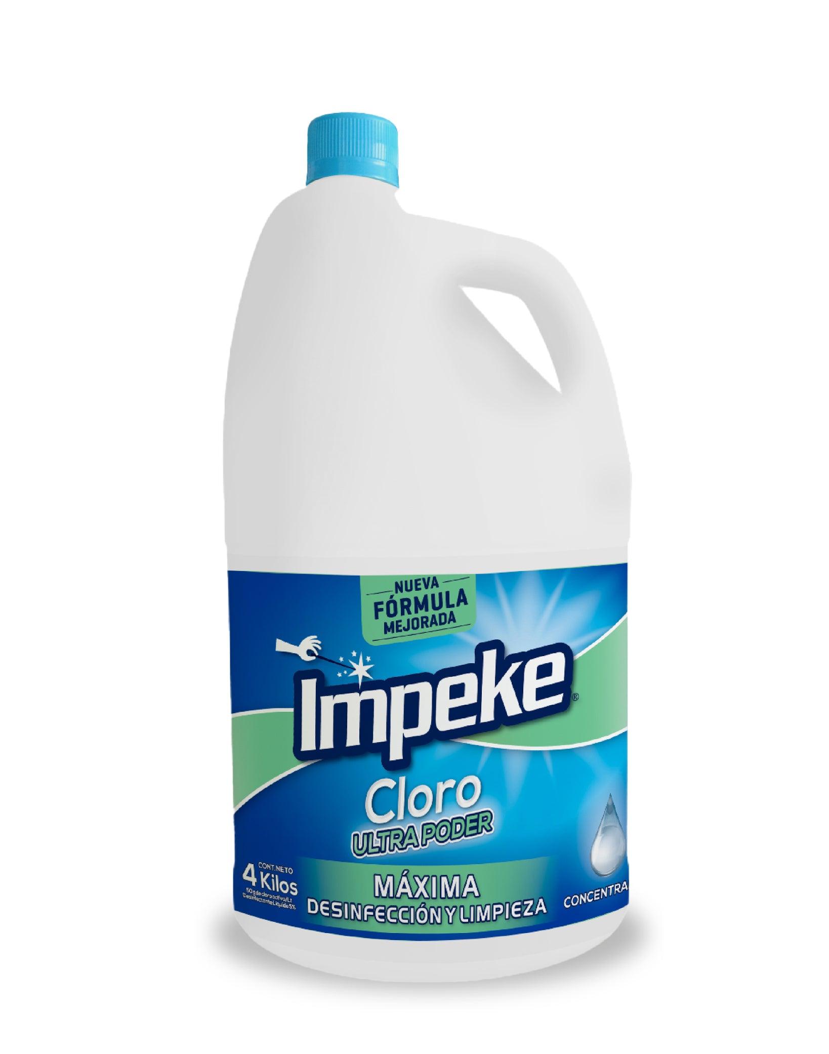 Impeke Cloro Concentrado UltraPoder 4000 gr - Puntolimpieza