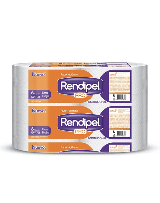 Rendipel Papel Higiénico Industrial Pro 300m 6 rollos - Puntolimpieza