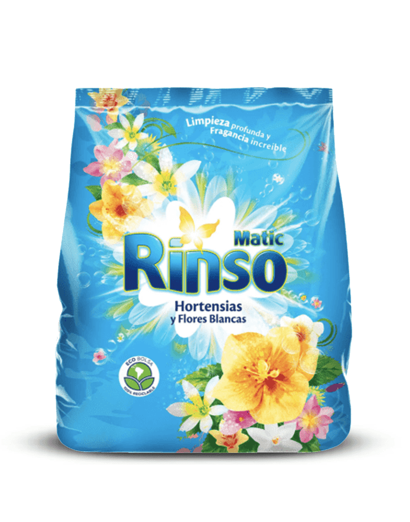 Rinso Detergente en polvo Hortensias y Flores Blancas 3 kg - Puntolimpieza