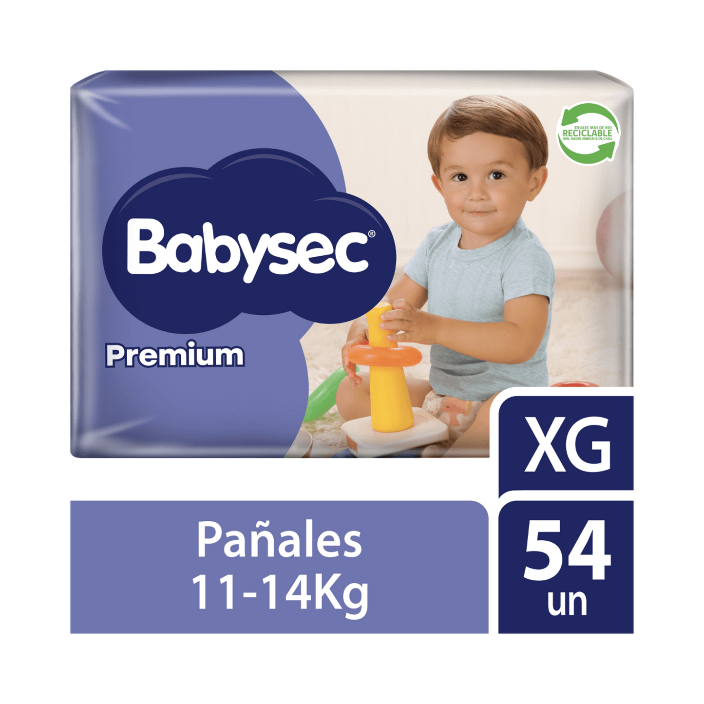 Babysec Pañales Bebé Premium XG 54 unid