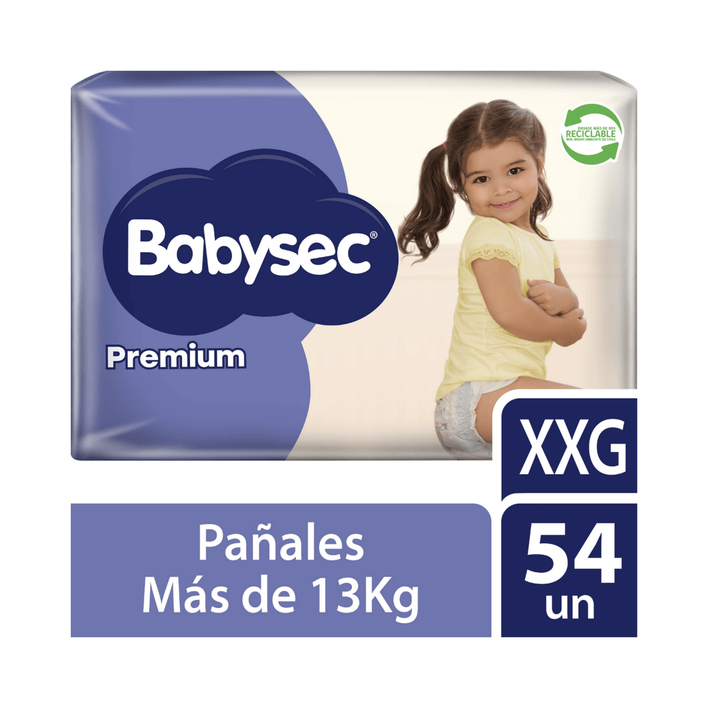 Babysec Pañales Bebé Premium XXG 54 unid