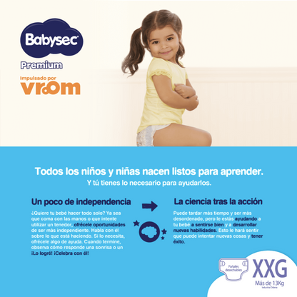 Babysec Pañales Bebé Premium XXG 54 unid