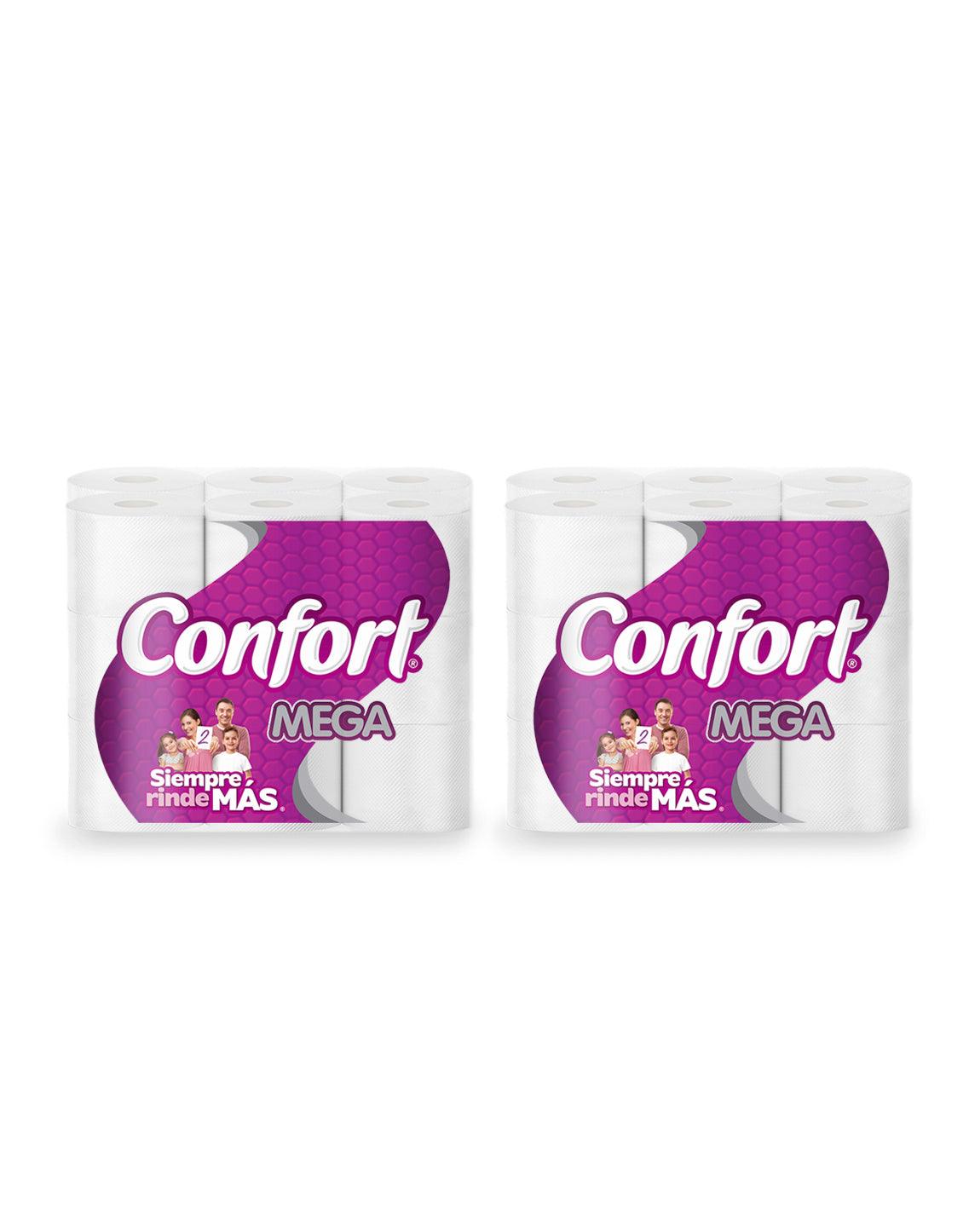 Confort Papel Higienico Doble Hoja 50 metros 40 rollos - Puntolimpieza