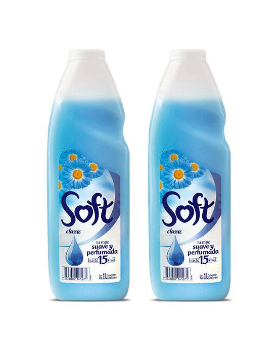 Soft Suavizante ropa Clasico 2 x 1 L - Puntolimpieza