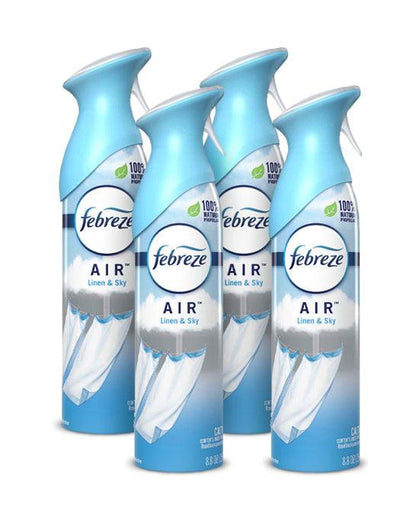 Febreze Eliminador de Olores Linen & Sky 4 x 250 gr - Puntolimpieza