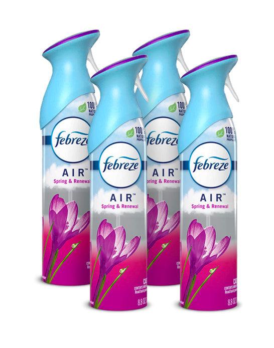 Febreze Eliminador de Olores Spring & Renewal 4 x 250 gr - Puntolimpieza