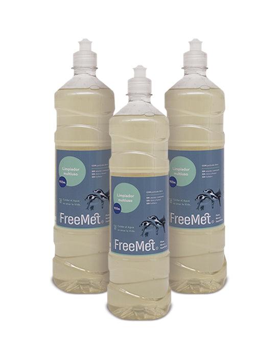 Freemet Limpiador pisos aroma citrico 3 x 900 cc - Puntolimpieza