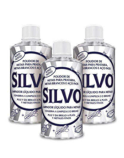 Silvo Limpiador de Metales 3 x 200 cc - Puntolimpieza
