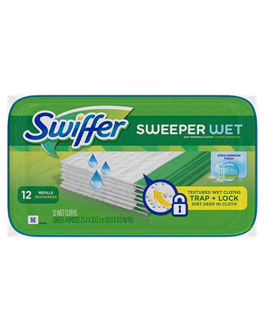 Swiffer Repuesto Mopa Humeda 3 x 12 unid - Puntolimpieza