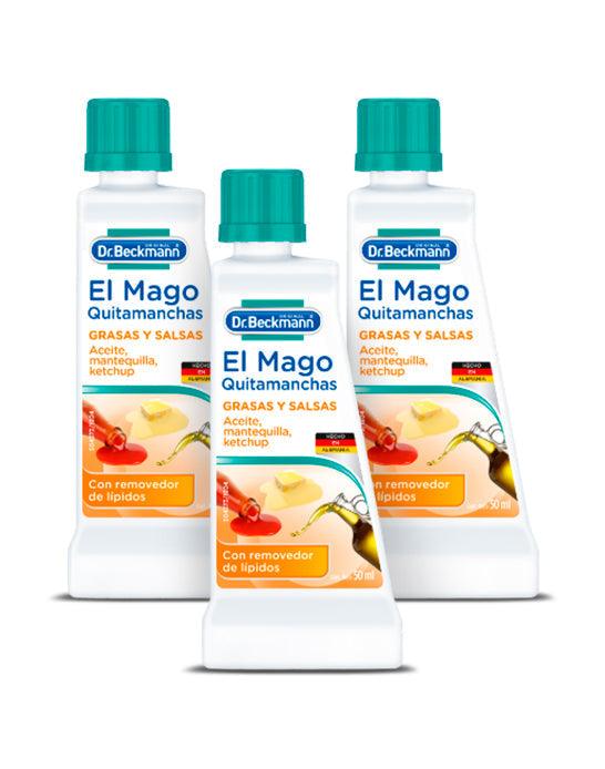 Dr. Beckmann El Mago Quitamanchas Grasas y Salsas 3 x 50 cc - Puntolimpieza