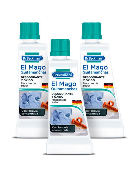 Dr. Beckmann El Mago Quitamanchas Desodorante y Oxido 3 x 50 cc - Puntolimpieza