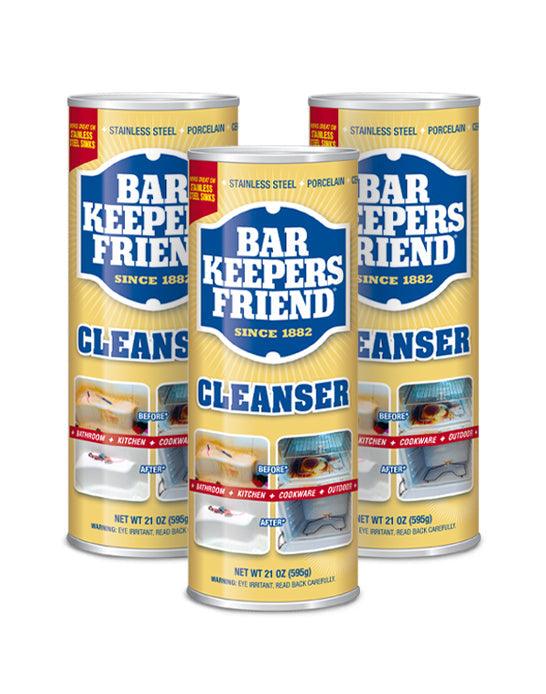 Bar Keepers Friend Limpiador y Pulidor 3 x 595 gr - Puntolimpieza