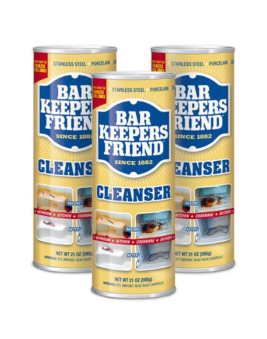 Bar Keepers Friend Limpiador y Pulidor 3 x 595 gr - Puntolimpieza