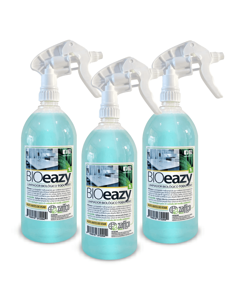 Zaffco BioEazy Biolimpiador Multiuso 3 x 1 L - Puntolimpieza