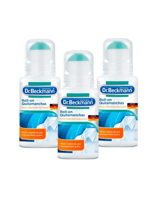 Dr. Beckmann Quitamanchas Roll-on 3 x 75 cc - Puntolimpieza