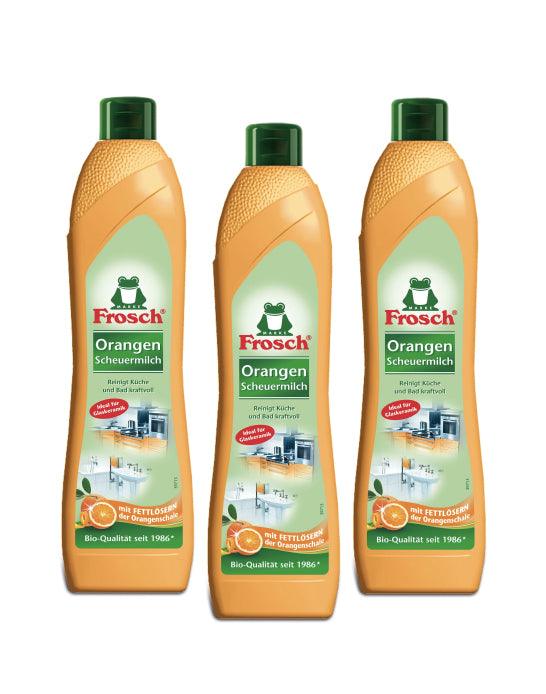 Frosch Limpiador Crema naranja 3 x 500 cc - Puntolimpieza