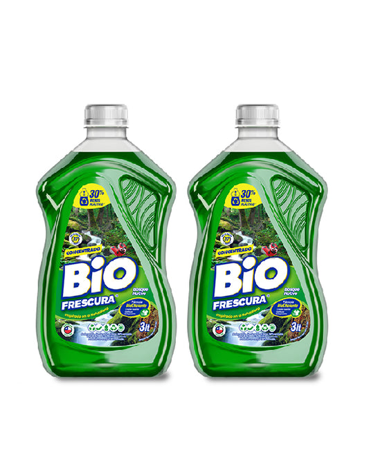 Bio Frescura Detergente Matic liquido Bosque Nativo 2 x 3 L