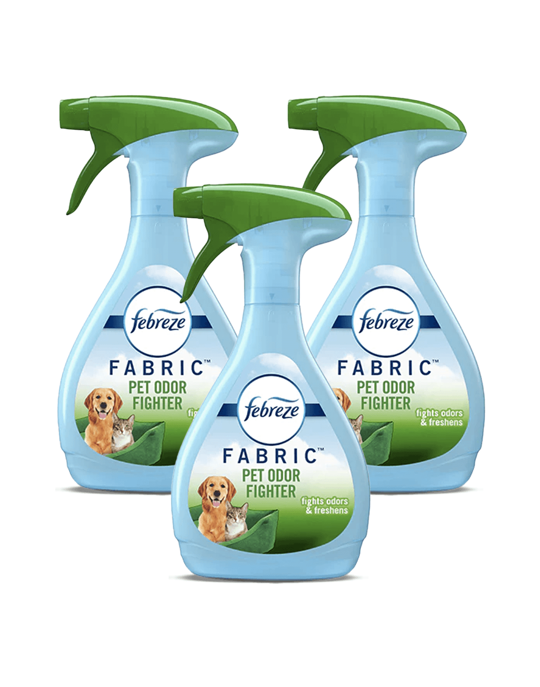 Febreze Eliminador de Olores de Mascota para Telas 3 x 500 cc - Puntolimpieza