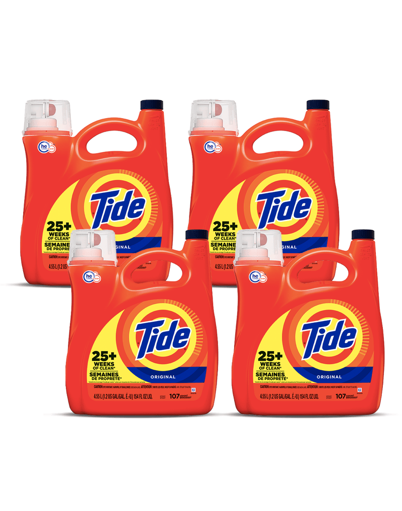 Tide Original Detergente liquido concentrado 4 x 4,55 L - Puntolimpieza