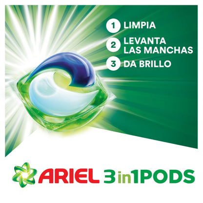 Ariel Power Pods Detergente en capsulas 2 x 57 unid - Puntolimpieza