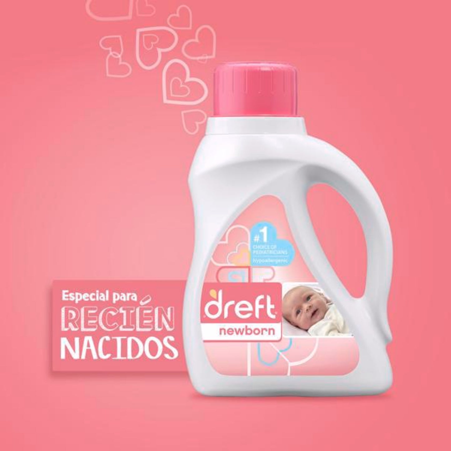 Dreft Detergente Etapa 1 hipoalergénico 2 x 2,72 L - Puntolimpieza