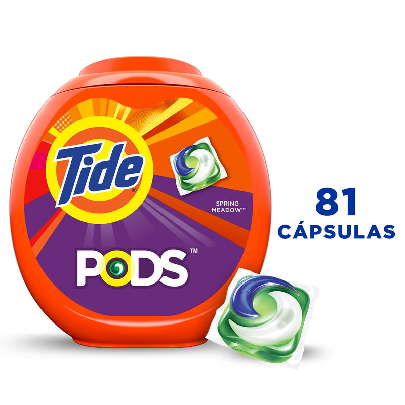 Tide Pods Detergente en capsulas 81 unid - Puntolimpieza