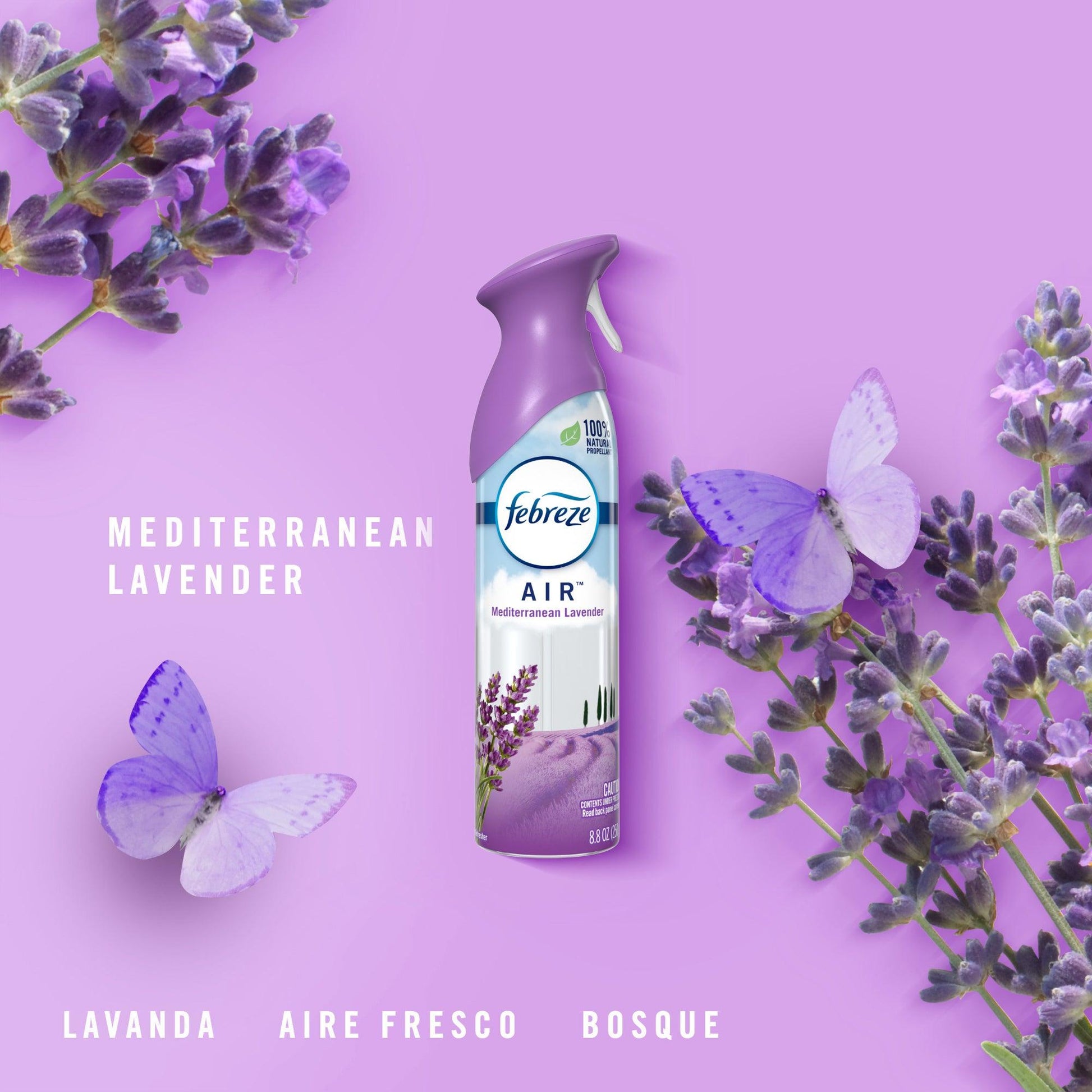 Febreze Eliminador de Olores Mediterranean Lavender 250 gr - Puntolimpieza