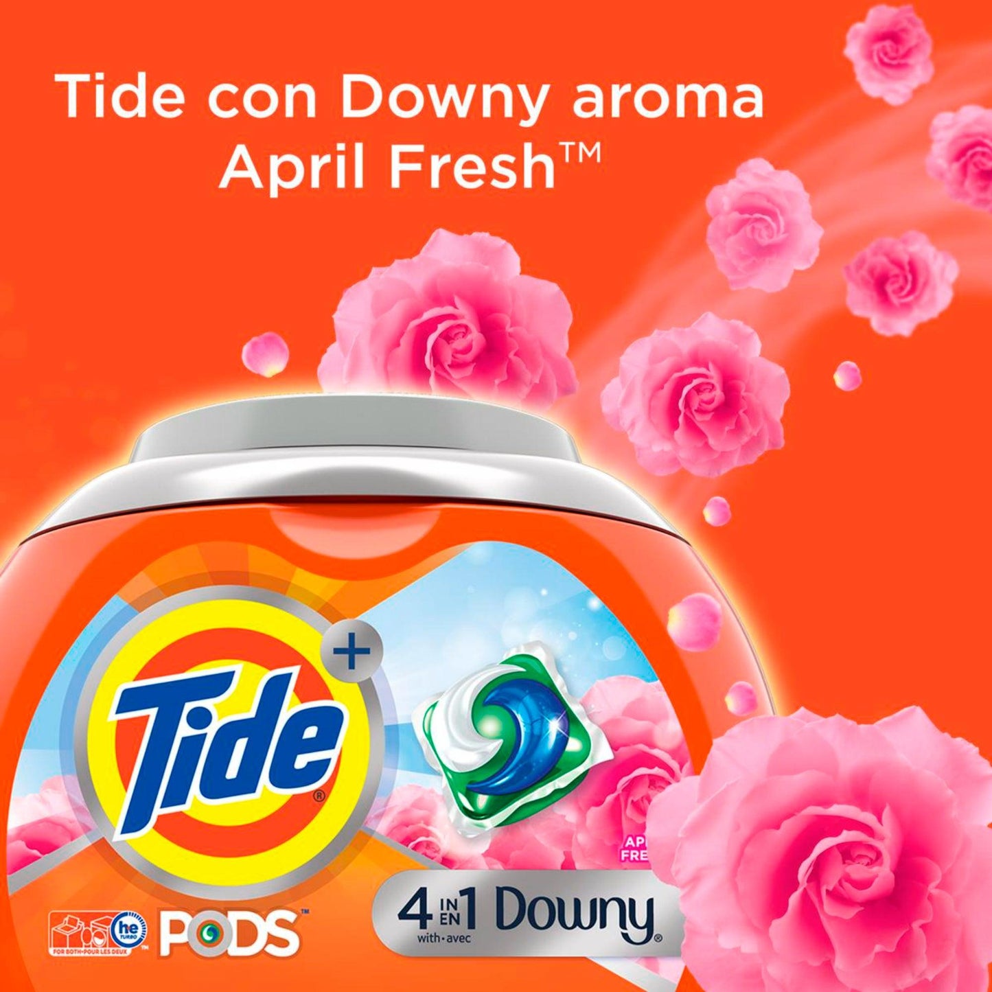 Tide Pods Downy Detergente en capsulas 15 unid - Puntolimpieza