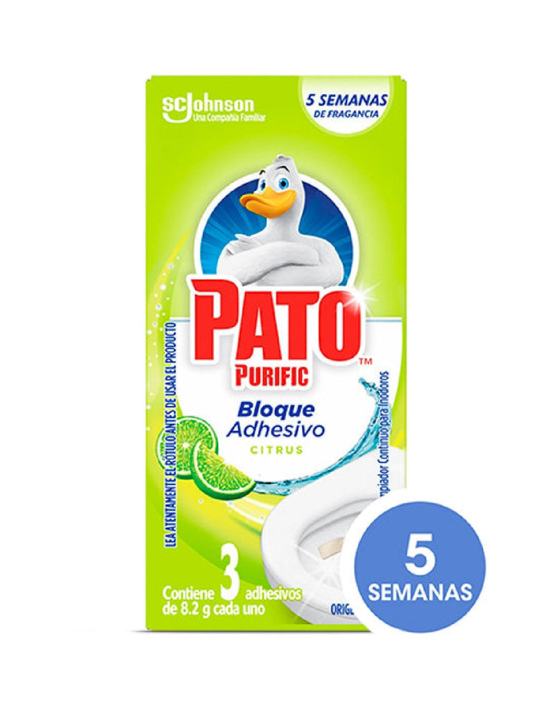 Pato Purific Limpiador Gel Adhesivo Inodoro Citrus 24,6 gr - Puntolimpieza
