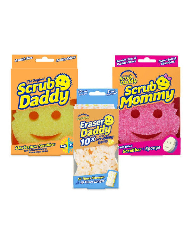 Scrub Daddy Pack Scrub Daddy + Mommy + Eraser pack - Puntolimpieza