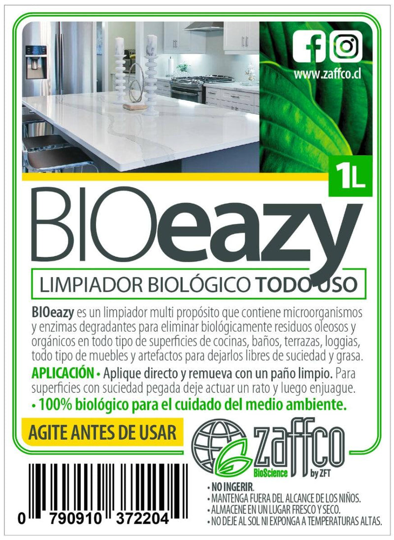 Zaffco BioEazy Biolimpiador Multiuso 1 L - Puntolimpieza