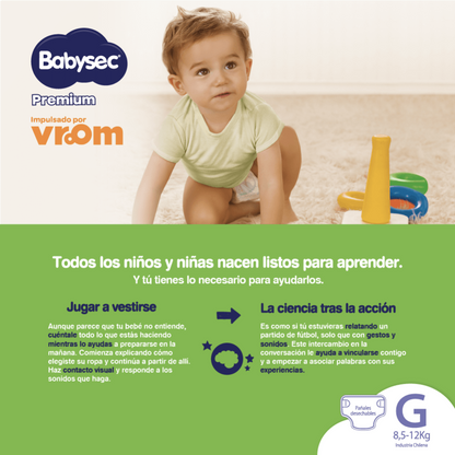 Babysec Pañales Bebé Premium G 68 unid - Puntolimpieza