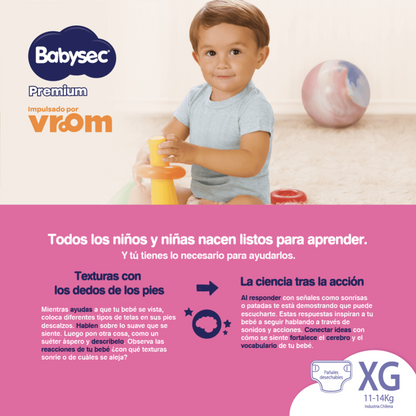 Babysec Pañales Bebé Premium XG 54 unid - Puntolimpieza
