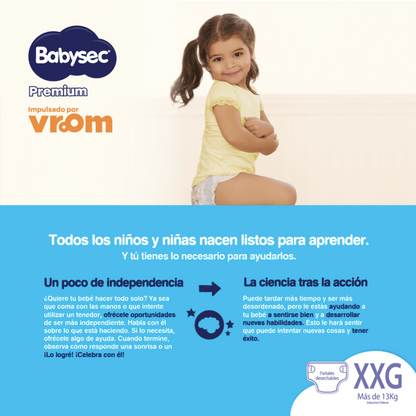 Babysec Pañales Bebé Premium XXG 54 unid - Puntolimpieza