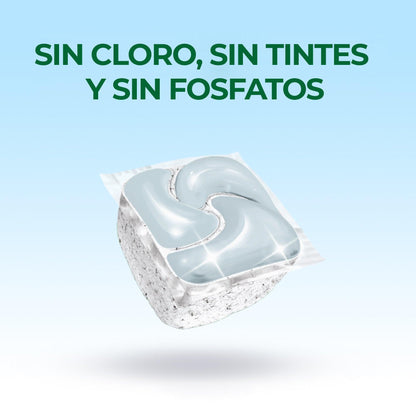 Cascade Detergente Lavavajilla Free & Clear Pods 36 unid - Puntolimpieza