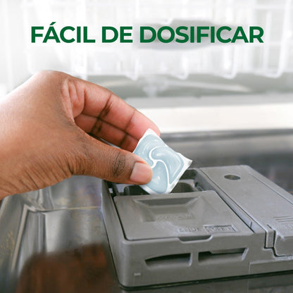 Cascade Detergente Lavavajilla Free & Clear Pods 36 unid - Puntolimpieza