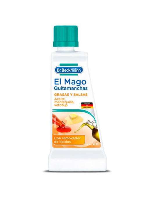 Dr. Beckmann El Mago Quitamanchas Grasas y Salsas 50 cc - Puntolimpieza