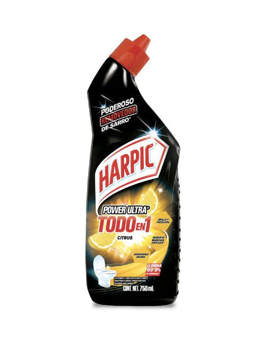 Harpic Limpiador desinfectante Max Power WC Citrus 750 cc - Puntolimpieza