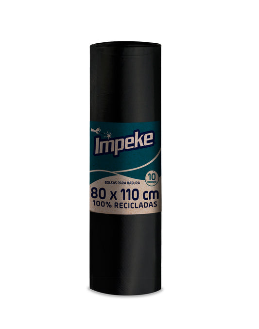 Impeke Bolsa de Basura Económica 80x110 cm 10 unid - Puntolimpieza