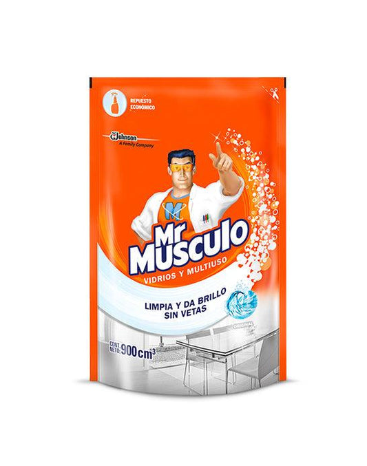 Mr Musculo Limpiador vidrios y multiuso original recarga 900 cc - Puntolimpieza