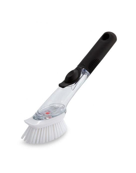 Oxo Escobilla Lavaloza Con Dispensador y Base 1 unid - Puntolimpieza